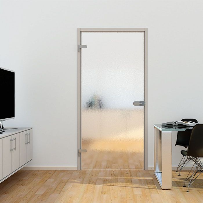 Opdekdeur van crepi glas Opdekdeur van crepi glas